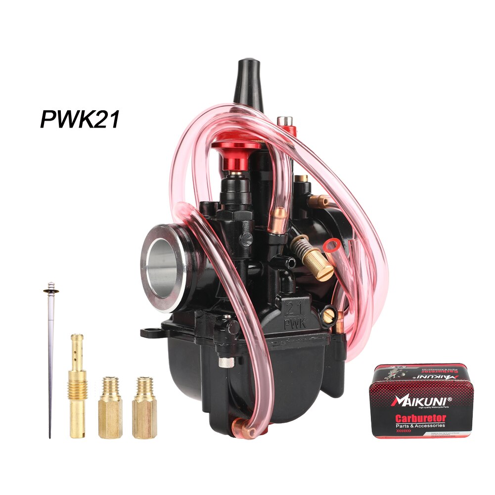 Høy ytelse universell modifikasjon motorsykkel forgasser 21mm 24mm 26mm 28mm 30mm 32mm 34mm pwk kraft jet forgasser karbo: 21mm maikuni