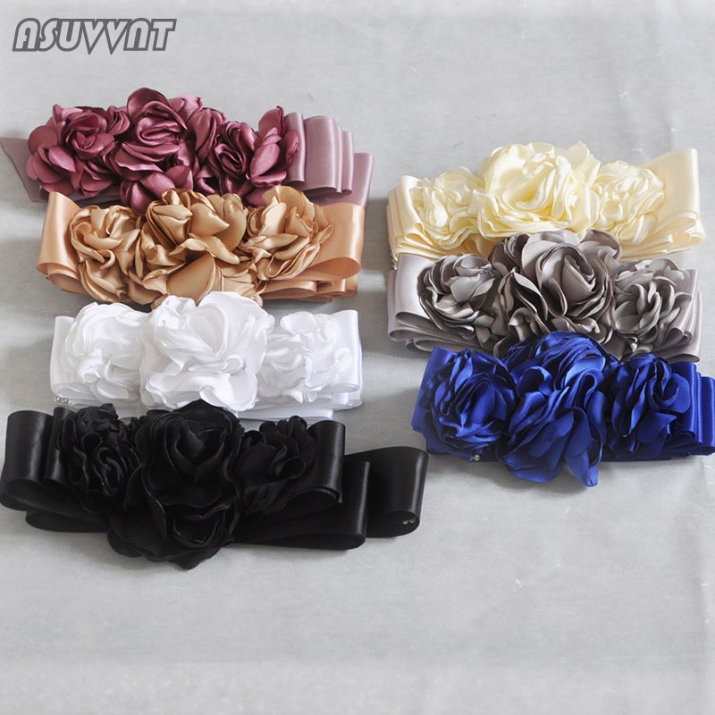 fleur ceinture femmes ceinture ceinture mariage mariée demoiselle d'honneur ceinture robe de mariée ceinture de mariage fleur ceinture fille fête habiller