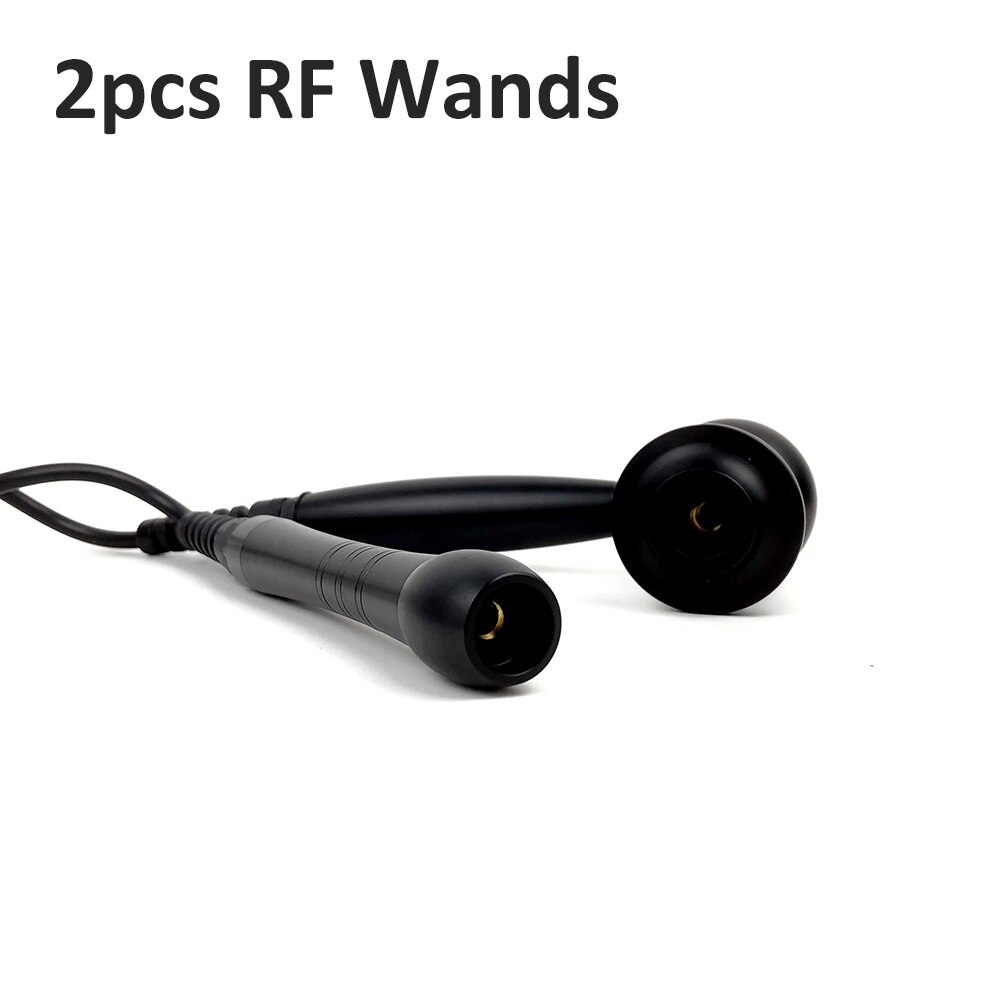 Vervanging Tips Mono Polar Radio Frequentie Vervangen Wand Rf Huidverjonging Nozzles Voor Gezicht Body Facial Massage Lifting: 2pcs RF Wand