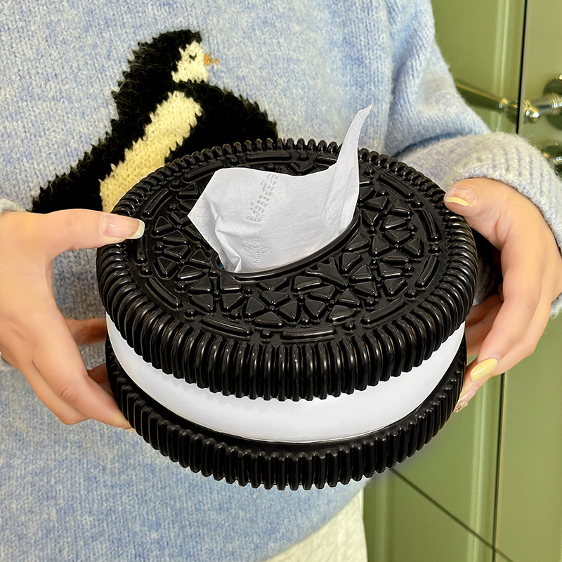 Kreative Oreo Papier Box Von Einrichtungs Wohnzimmer Schlafzimmer Desktop Gefühl Tissue Box Wohnzimmer Desktop Home Decorat