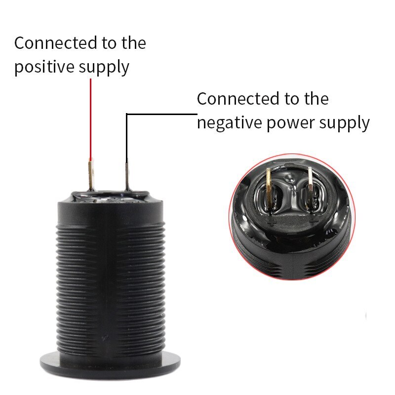 DC 12V/24V Auto Und Marine Voltmeter Batterie Monitor Wasserdichte LED Voltmeter