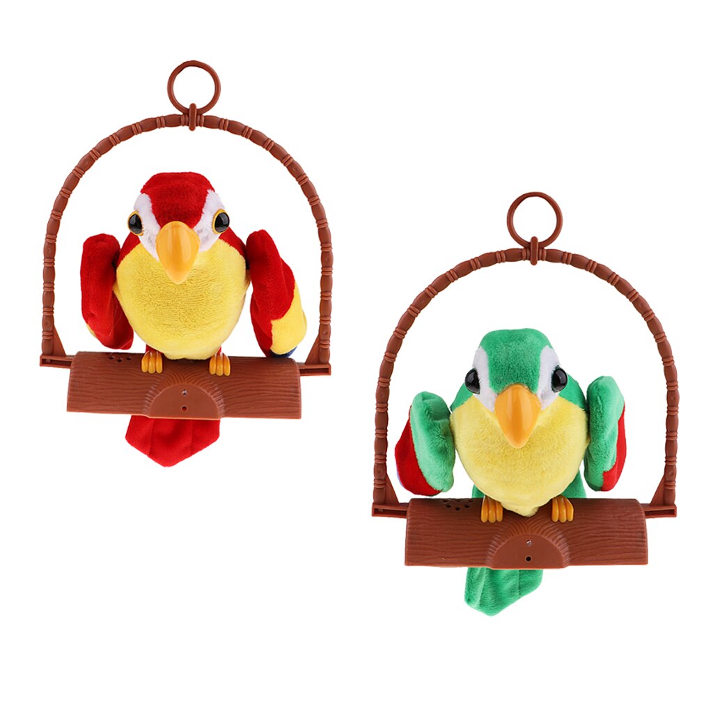 Il pappagallo parlante imita e ripete ciò che dici giocattolo divertente per i bambini