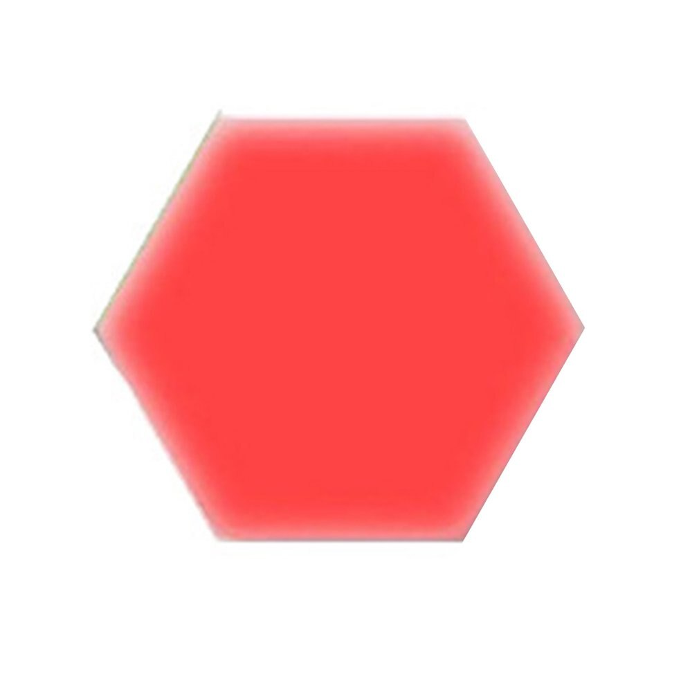 1 pcs Quantum lamp LED Lamp Modular Touch Sensitive Lighting Hexagonal Night Light Lamps Wall Lamp Hexagonal wall light: Red