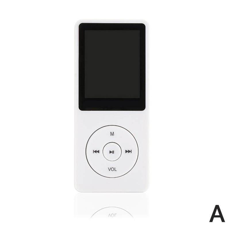 Lettore MP3 MP4 - 70h Riproduzione - Suono Lossless HiFi - Radio FM Registratore - Supporto Scheda SD 32GB: Bianco