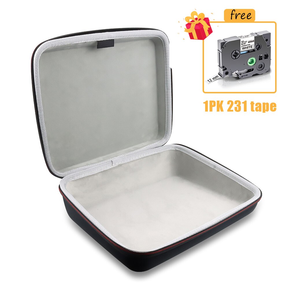 UniPlus Hard Case Fit for Brother PTD600 PT Label Printer Storage Travel Bag Carrying Box Waterproof Shockproof 231 Tape: PT-D600 case