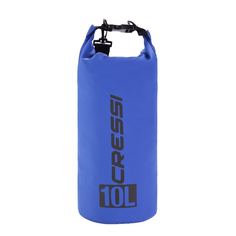 Cressi Dry Bag Duiken Zakken Grote Volume Duikuitrusting Zak Waterdichte Tas voor Snorkelen Dive 5L 10L 15L 20L carry: Dark Blue 10L