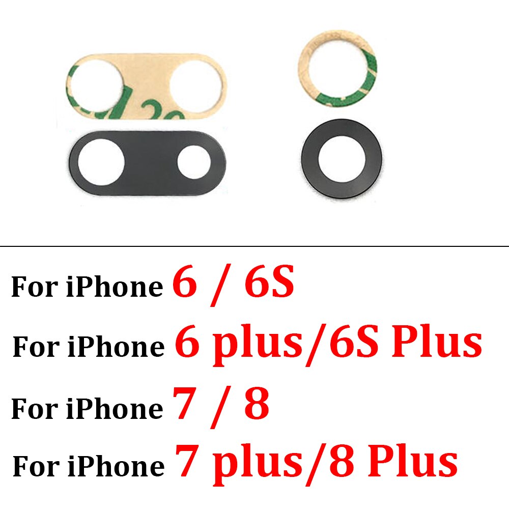 Original Neue Hinten Zurück Kamera Glas Objektiv Für Iphone 6 7 8 11 12 X XR XS Profi Max Plus glas Objektiv Mit Kleber Aufkleber &Ampere; Reparatur Werkzeuge