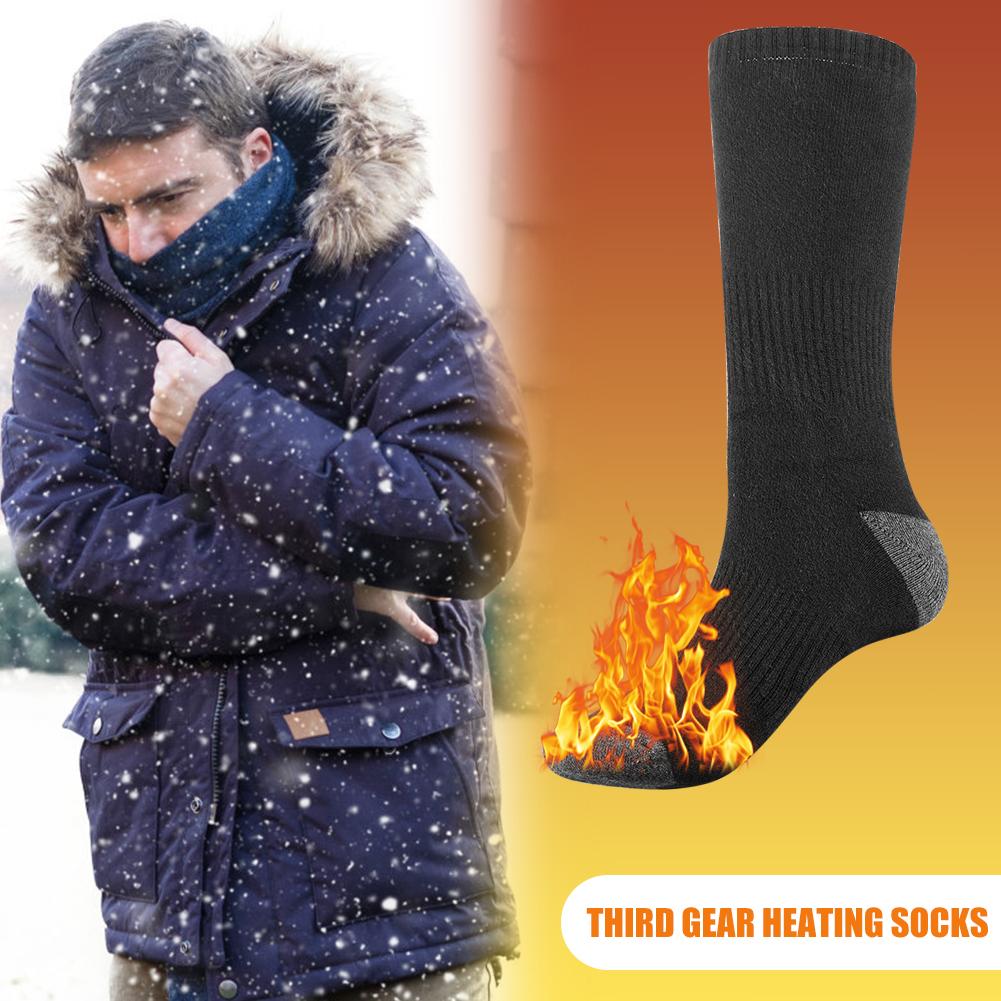 Heated Socks 3 Modes Rechargeable Foot Warmer Electric Socks with Battery Keep Foot Warm Comfort Socks Comfortable Socks