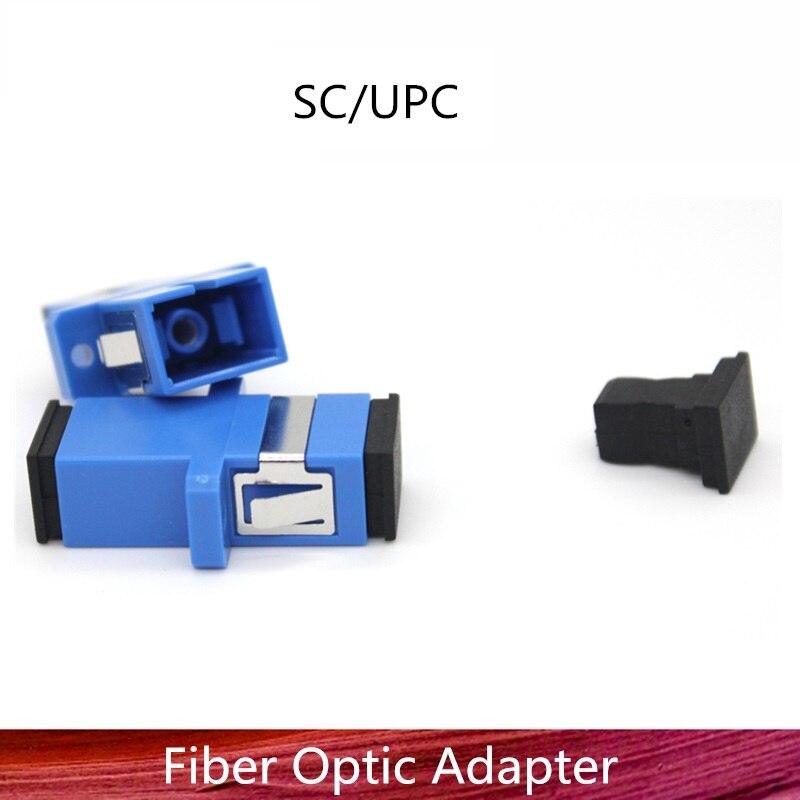 50/100/200pcs SC UPC Simplex Mode Fiber Optic Adapter SC Optical Fiber Coupler SC Fiber Flange SC UPC Connector