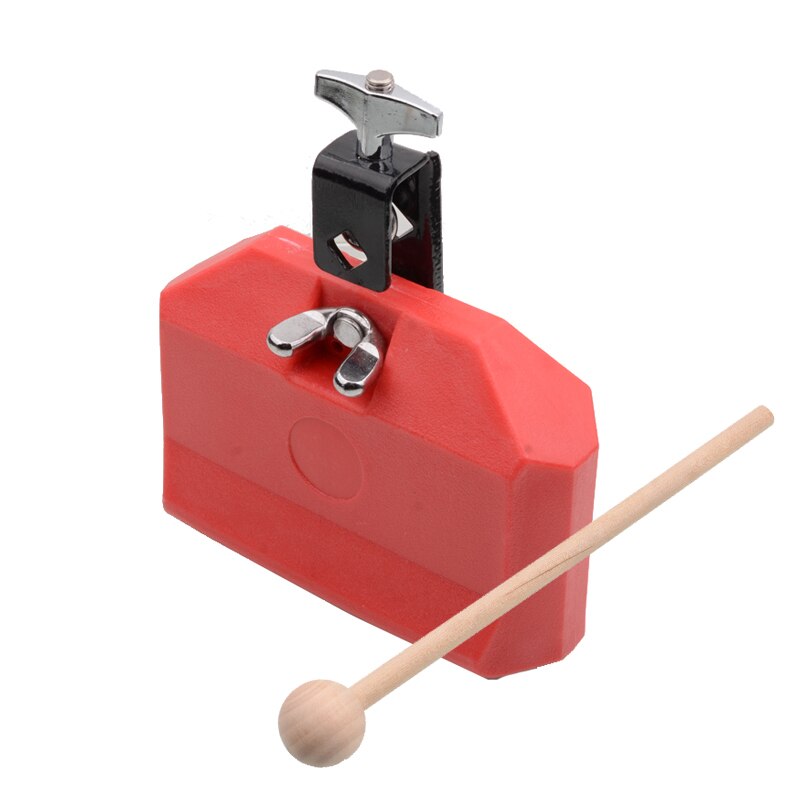 Juego de bloques de mermelada de tambor, con Kit de tambor de percusión latina de montaje, rojo y azul