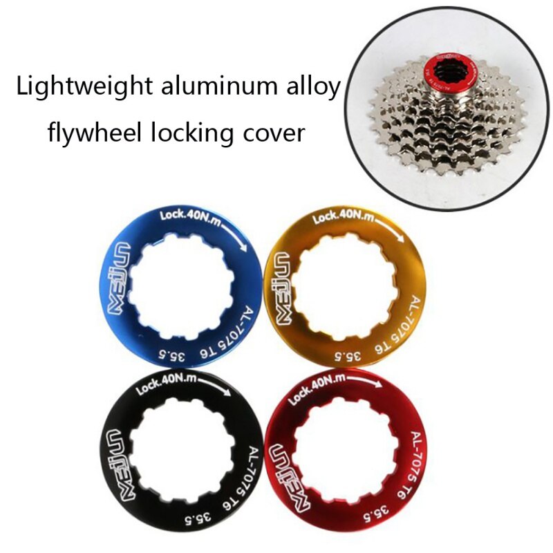 Balight alliage d'aluminium vélo de route de montagne volant housse de verrouillage serrures anneaux Cassette vtt Racefiets vélo roue libre