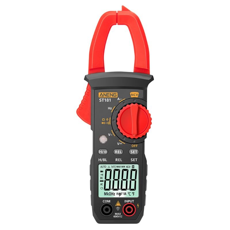 Digital Clamp Meter 4000 Counts Multimeter Ammeter Voltage Tester Amp Hz Capacitance NCV Ohm Test