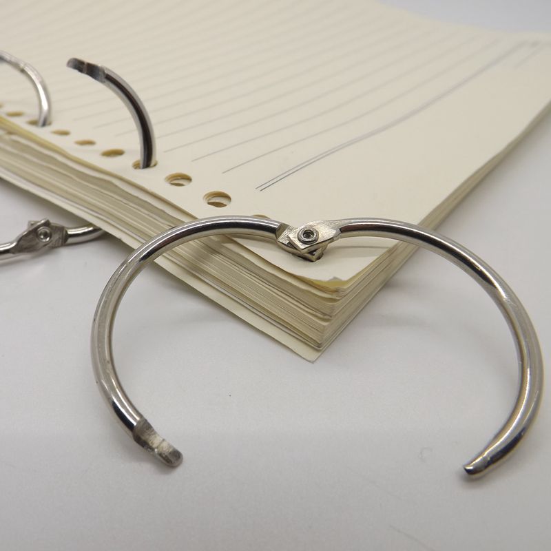sales collection ring metalen boek ring gordijn cirkel sleutelhanger 10 stks/pakket kalender ring fabrikant direct