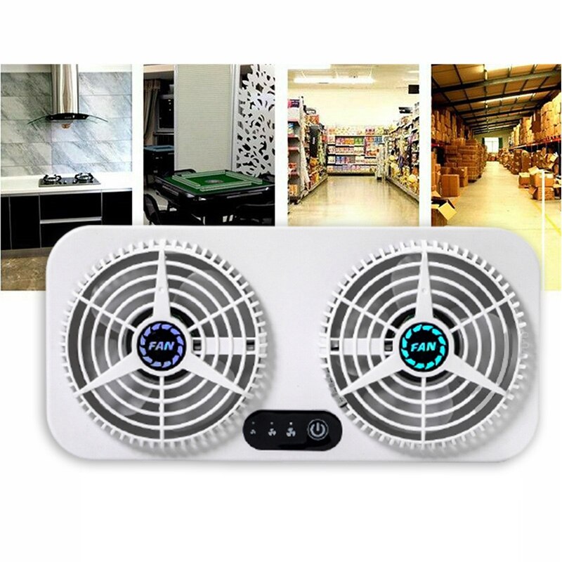 Car Ventilation Fan Car Home Exhaust Fan Auto USB Charging Cooling Tool Car Air Circulation Smoke Exhaust Fan