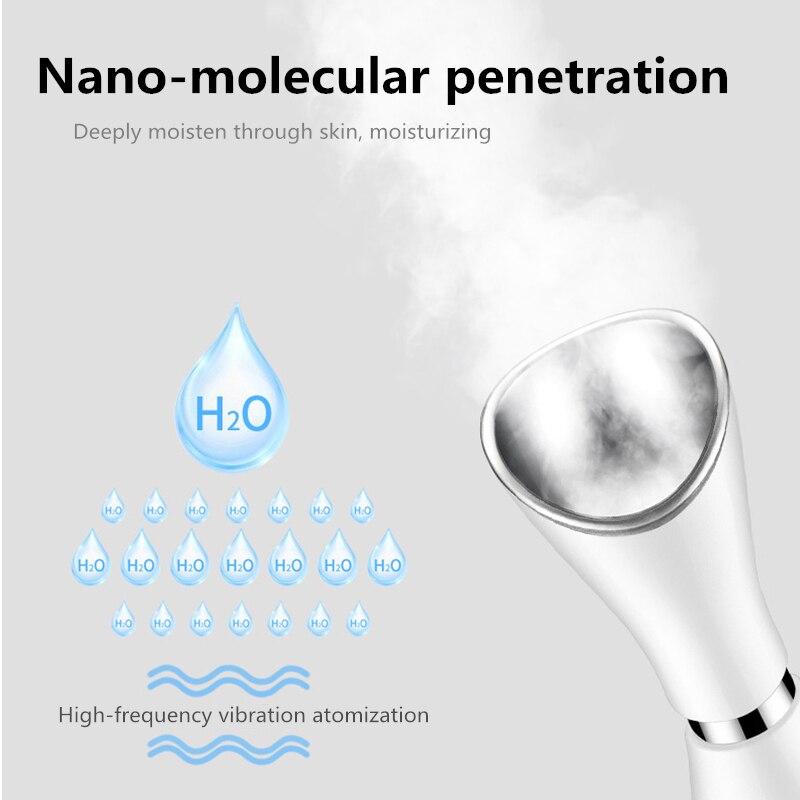 Nano Facial iónica vapor humectante limpiador limpieza profunda vaporizador cara rociador vapor Facial belleza cara vapor dispositivo