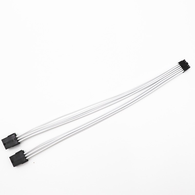 Angitu Nvidia RTX30 3070 3080 RTX3090 12Pin Power Cable Mini 12p to 2x8Pin GPU Adapter Cables -30cm: White