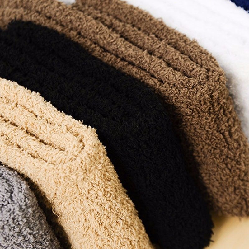 Fluffy Super Cozy Cashmere Velvet Soft Socks Thicken Winter Warm Bed Floor Home Slipper Sock Men Women Unisex