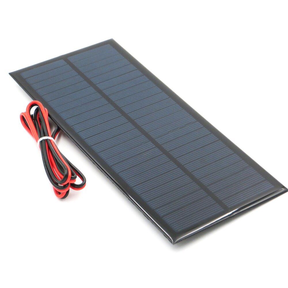 12 V 2,5 W Panel Solar portátil Mini DIY Panel de módulo sistema para lámpara Solar con batería juguetes teléfono cargador células voltios 12 V 2,5 W vatios
