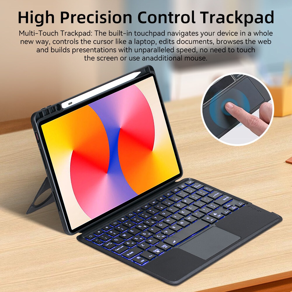 Magic Keyboard Case voor HUAWEI Matepad SE 11 inch HUAWEI MatePad 11.5 S 2025 Afneembare Backlight Toetsenbord Cover