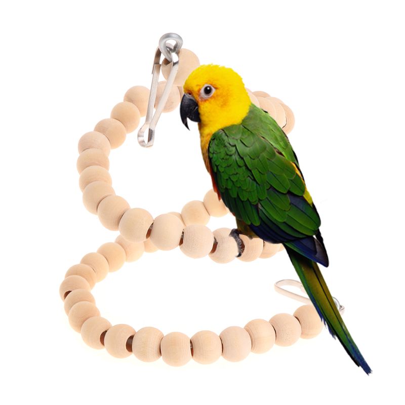 Juguetes Para Morder De Madera Natural Para Loros - Pack De 9 Piezas, Ideal Para Cacatúas Y Periquitos