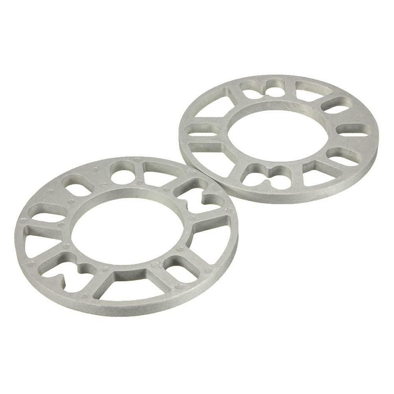 5mm bil aluminiumslegering hjul afstandsring pakning hjul dæk auto dele hjul hubcar tilbehør