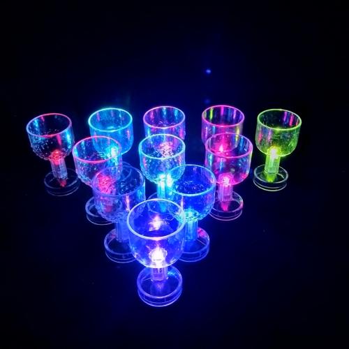 LED Flashing Color Change Water Activated Light up Beer Whisky 50ml Drink Cup Smooth drink glass cocktail party novelty: Default Title