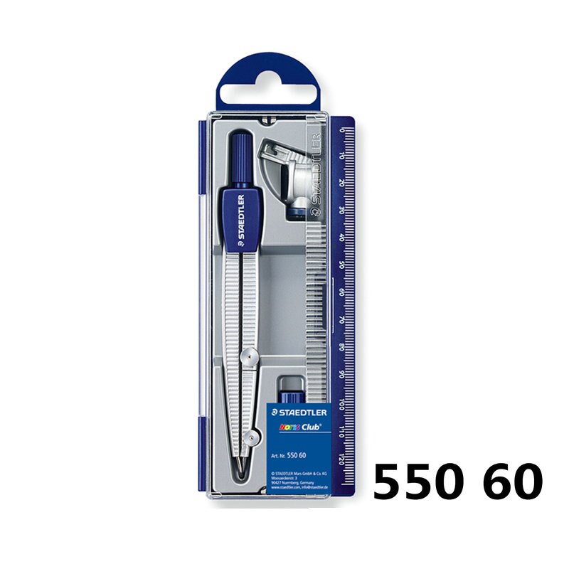 Staedtler Noris Club 550 50/55/60 compas scolaires wz plomb adaptateur universel outils mécaniques de rédaction pour étudiant: 550 60 1Pc
