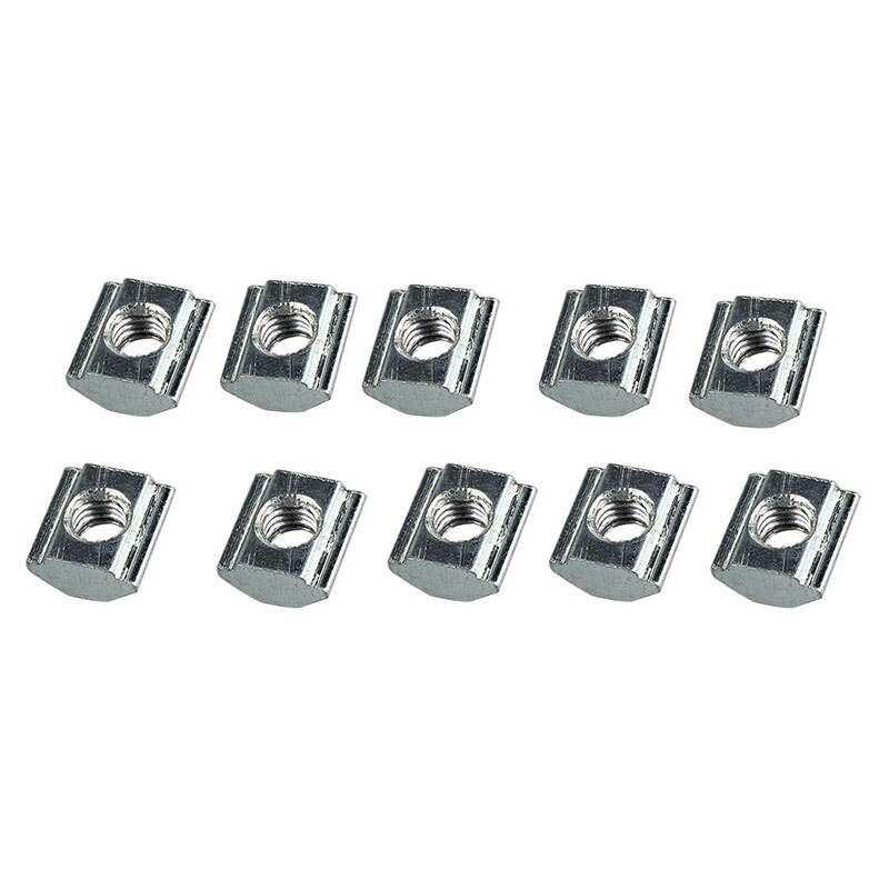 10Pcs T-Slot Aluminum Extrusion 20 Series M5 Hardware Slide In T-Nut