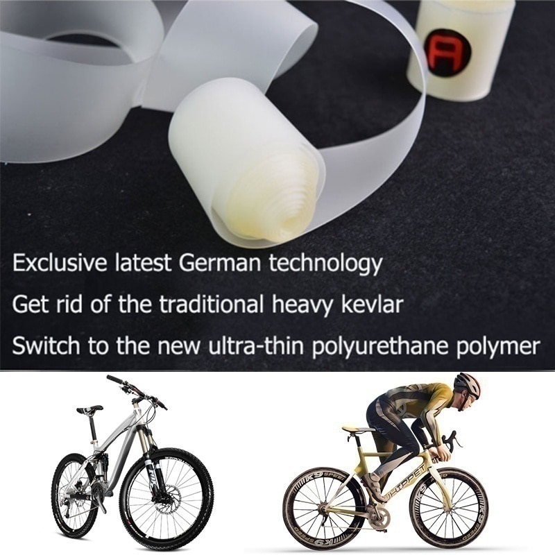 2pcs Bicycle Tire Liner Bike Puncture Proof Belt Protection Pad Anti-Puncture Tyre Protector Tape MTB Road Bike Repair Tools