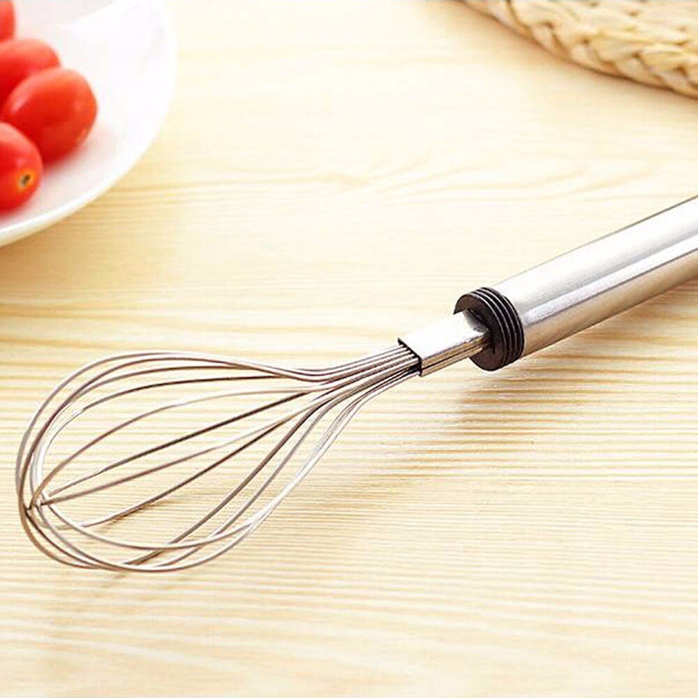 Handgreep Klop Rvs Mixer Ballon Eiklopper Gereedschappen Eiklopper Bakken Gebak Gereedschappen Coil Whisk Melk Blender Keuken Tool #30