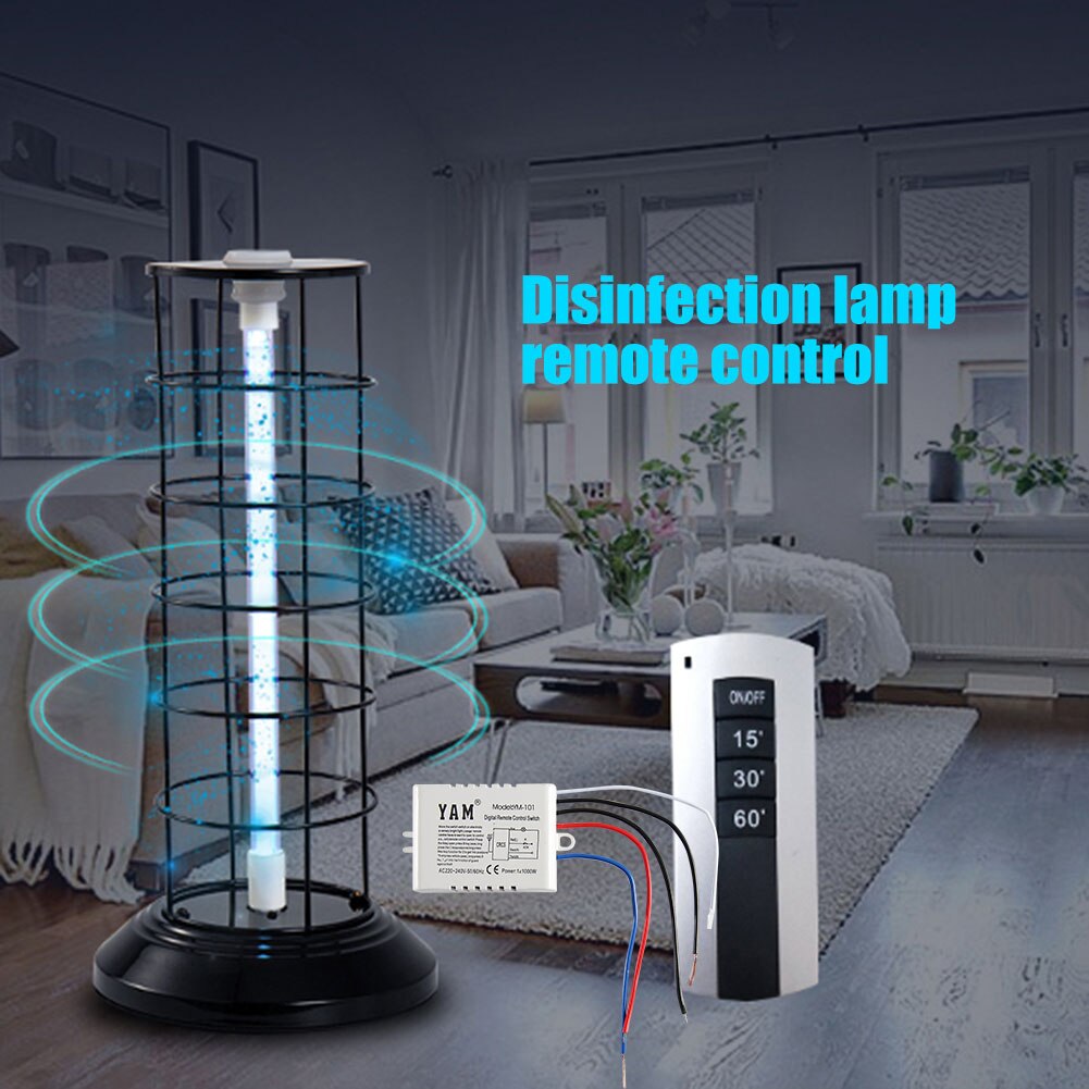 Wireless Remote Control Switch ON/OFF 110v 220V Lamp Receiver Transmitter Controller Indoor Lamp Light Home Replacements Parts