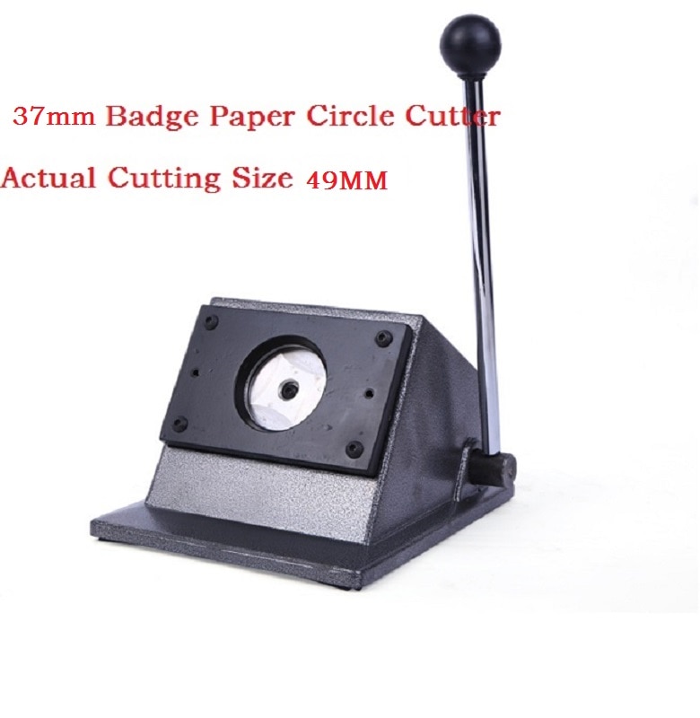 Geschmack Abzeichen, Der Werkzeuge Papier Kreis Cutter Runde Abzeichen Papier Cutter für 37mm Geschmack abzeichen machen (Tatsächlichen Schneiden größe 49MM)