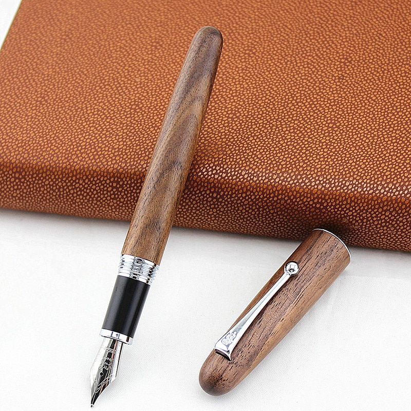 wooden pen jinhao business office fountain pen Home collection craft pen School student learning stationery