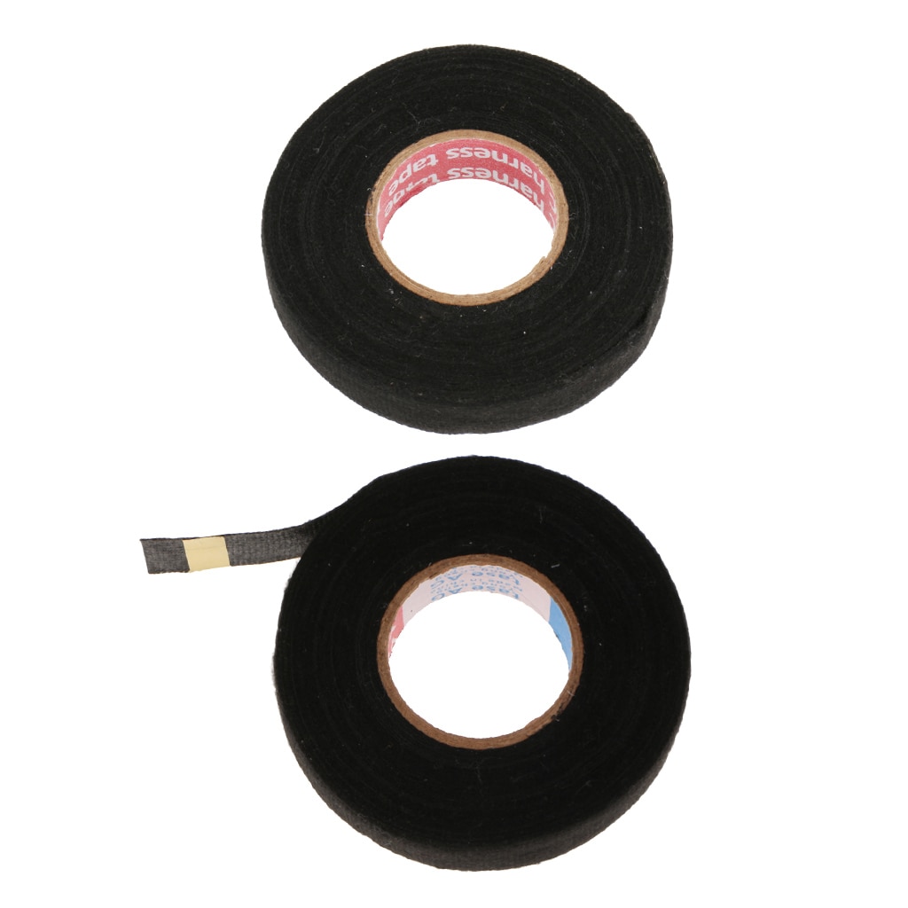 2 Pieces Automotive Car Truck Noise Damping Loom Wire Harness Cloth Electrical Tape