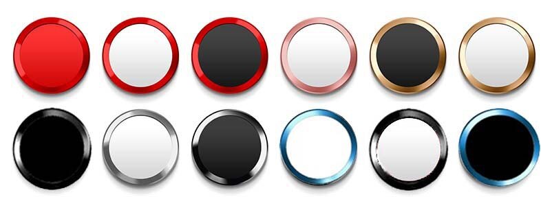 Home Button Sticker Protector Keypad Keycap For IPhone 5s 5 SE 4 6 6s 7 Plus Support Fingerprint Unlock Touch Key ID