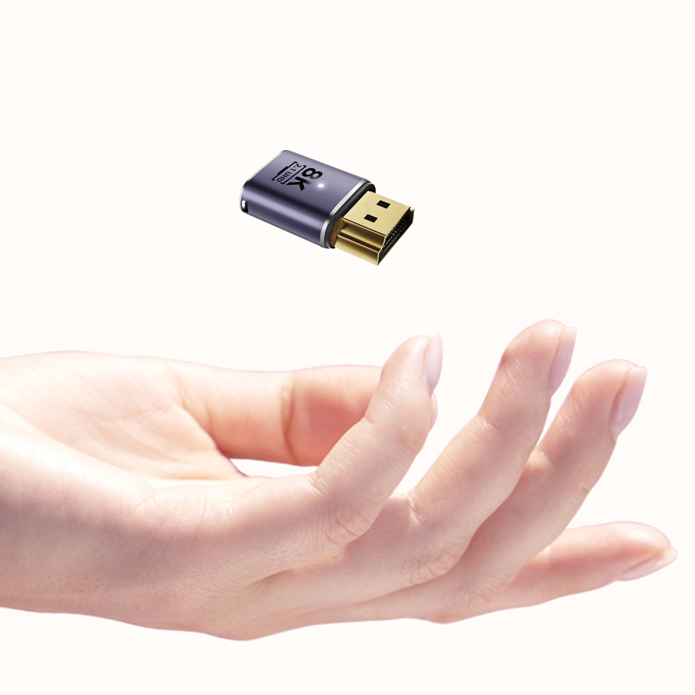 Nnbili hdmi 2.1 kabeladapter han-til-hun konverter splitter understøtter 4k @ 120hz 8k @ 60hz lige hdmi-kompatibel forlænger pc