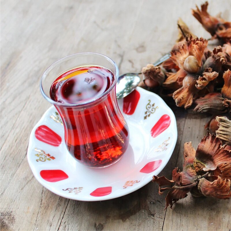 Turco popolare Classico a forma di Tulipano Tazza Da Tè