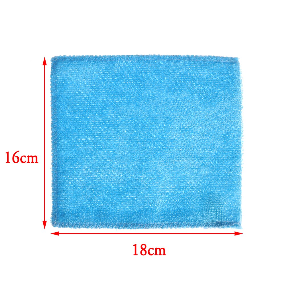1PC Weichen Multi-farbe Anti-fett Bambus Faser Reinigung Lumpen Waschen Handtuch Schüssel Tuch Haushalt Küche Dinning zubehör Werkzeuge