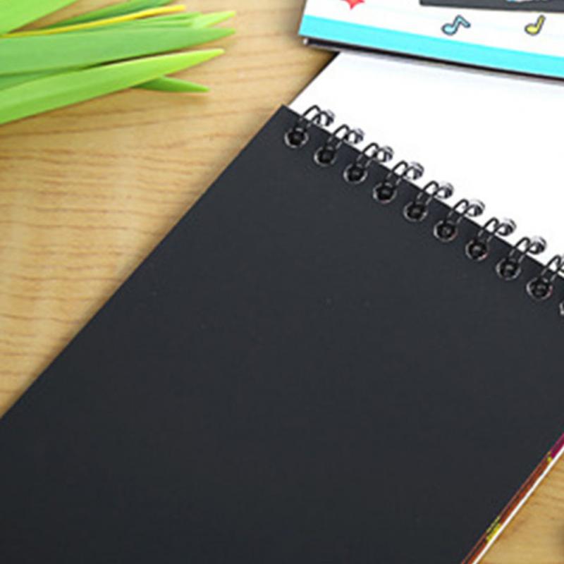 Couleur magique Rayures carnet de Notes Papier Noir BRICOLAGE DESSIN Jouets Gratter Peinture Enfant Doodle