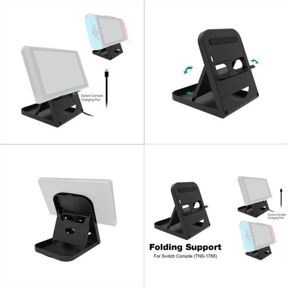 Nintendo Switch Console Folding Stand Dock Adjustable Support Compact Bracket for Nintendo Switch Accessories
