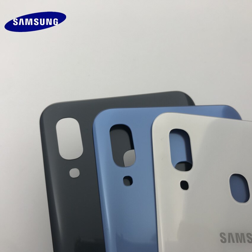 Original Samsung Galaxy A20 A30 A40 A50 A70 Battery Back plastic Cover Door Housing Replacement Repair Parts