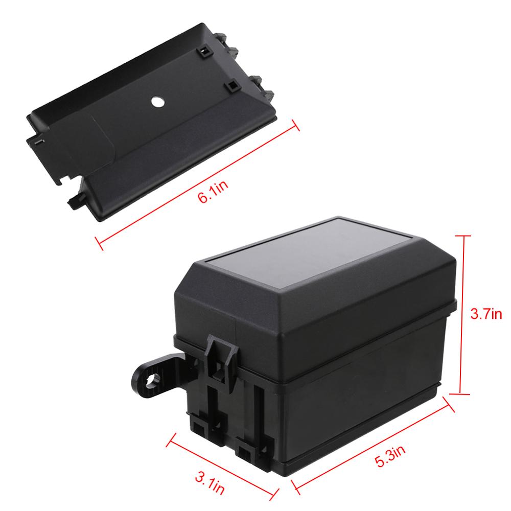 Universal Automotive Fuse Relay Holder 12-Slot Relay Box 6Relays 6 ATC/ATO Fuses Relay Box Block Auto Car Accessories