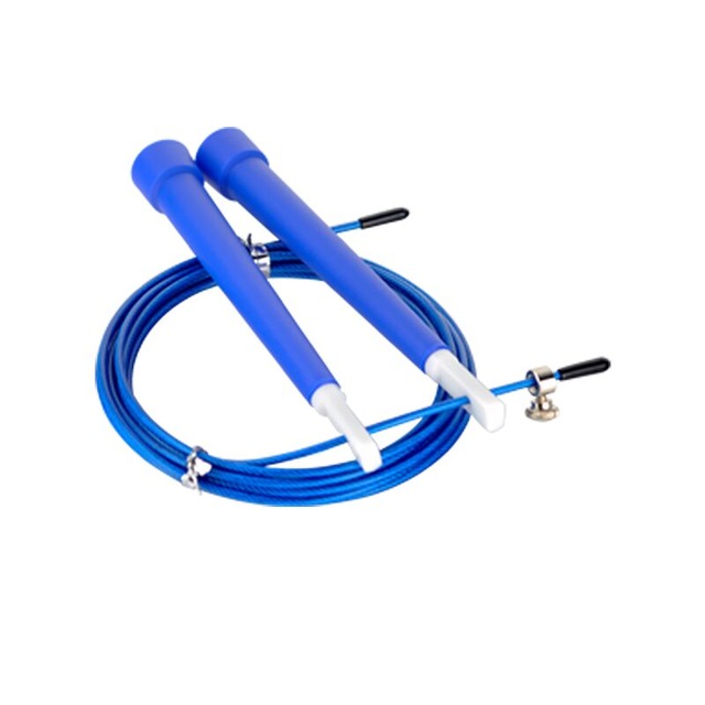 Adjustable Speed Jump Rope Steel Wire Skipping Skip Fitness Crossfit Exercise Workout 3 Meters Home Gym And Exercise Equipment: Blue