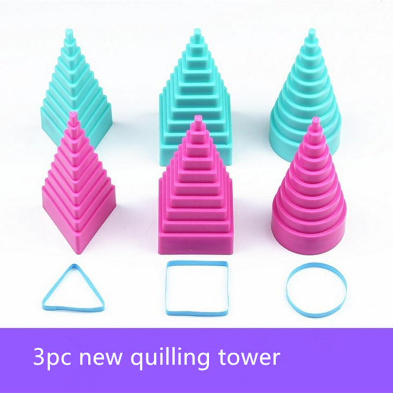 Handmade Craft quill tools Epoxy bottles Quilling Paper 3mm/ 5mm width 39cm Strips Paper Quilling Craft DIY Decoration: 3pcs