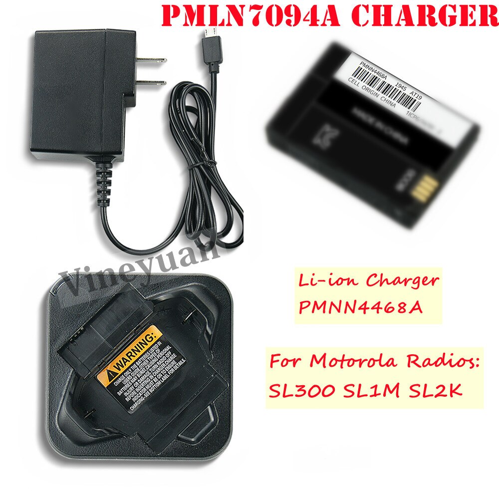 PMLN7110 Single-Unit Oplader Compatibel Voor Motorola SL300 TLK100 SL300e SL1M SL1600 Draagbare Radio 'S (PMNN4468A Batterij)