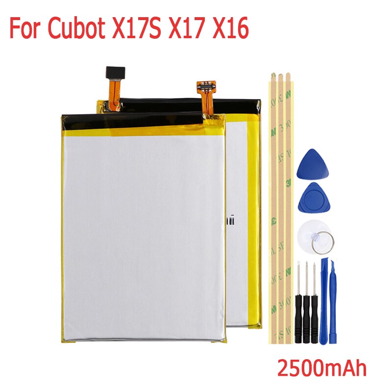 Batería de repuesto para Cubot X18 Plus, X19, P20, X20, ProX15, para Cubot P30, X17S, X17, X16, con herramienta de: X17S X17 X16