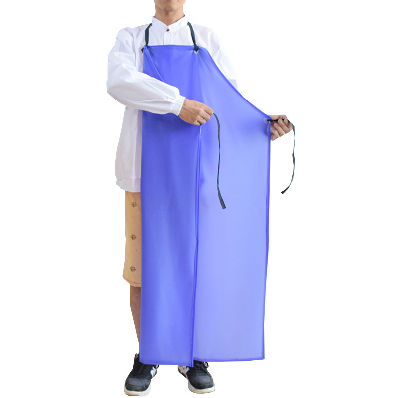 Waterproof Apron Oil-proof Working PVC Aprons Canteen Kitchen Industrial Hotel Acid and alkali resistant Protective Clothing