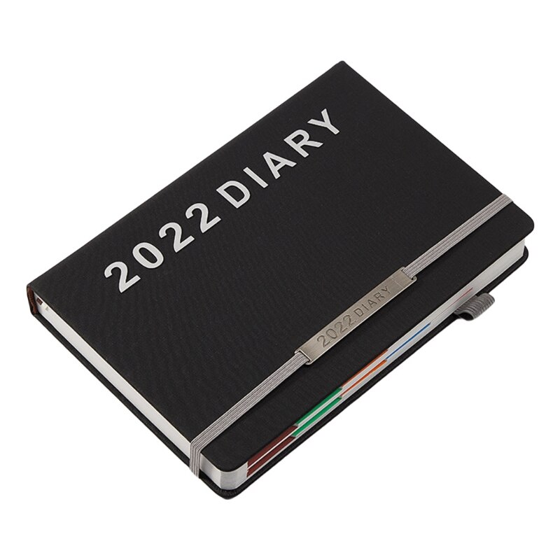 Daily Weekly Monthly Planner Notebook for Project Management Personal Scheduel 1XCE: black