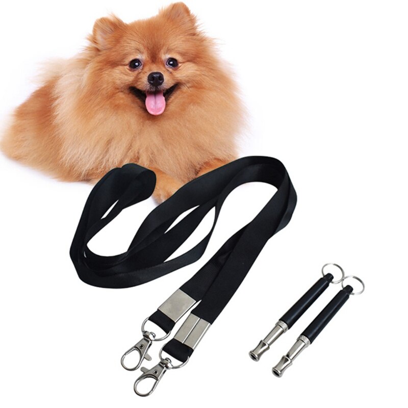 2 Pack Dogs Whistle with Ropes Ultrasonic Dog Whistle for Training to Call Back