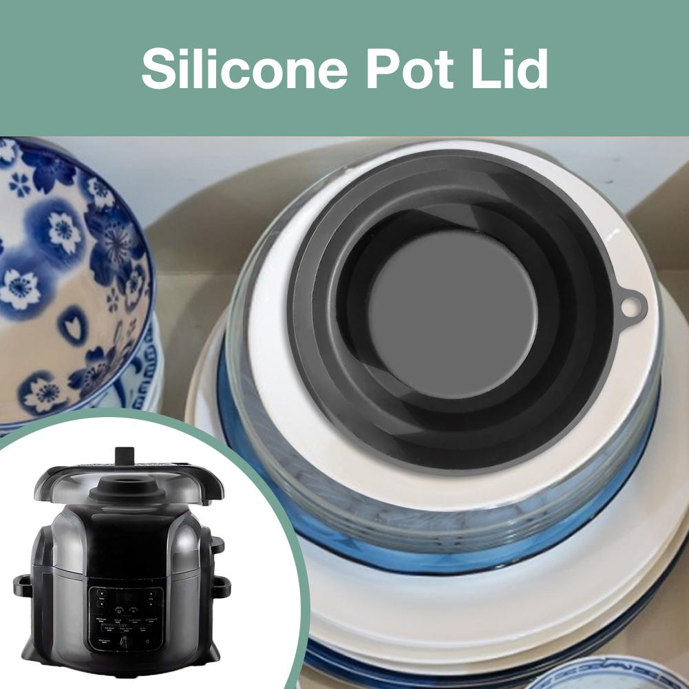 Suporte da tampa de silicone acessórios fogões de pressão e fritadeira de ar fácil de usar basta colocar o suporte da tampa na tampa da fritadeira